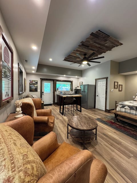 Check out the design above the fan.