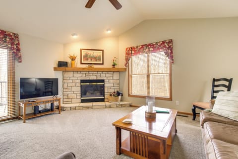 Egg Harbor Vacation Rental | 2BR | 2BA | 1,489 Sq Ft | Stairs Required