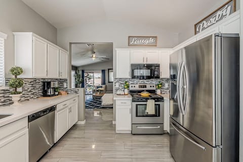 Kitchen Featuring Stainless Steel Appliances 