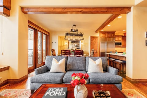 Main level open floor plan