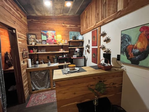 Kitchenette in the tiny suite