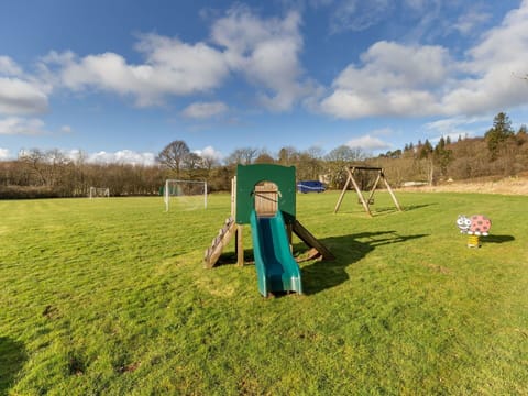Playground Slide, Outdoor Play Equipment, Lawn, Park, Garden, Playground, Shade, Yard, Landscaping, Chute