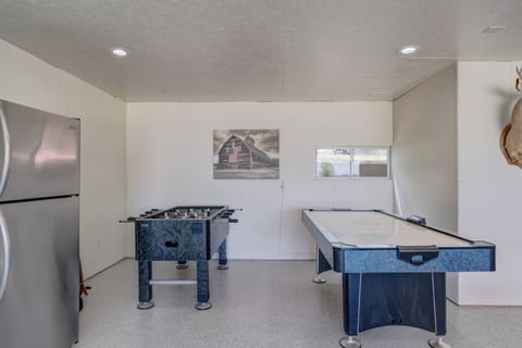 Foosball and air hockey