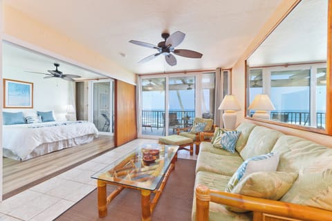 Living Room and Primary Bedroom