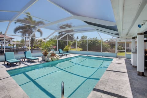 Cape Coral Vacation Rental | 3BR | 2BA | 1,850 Sq Ft | 1 Step Required