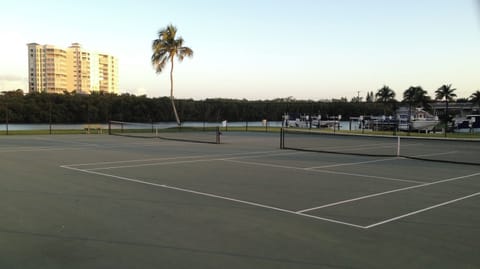 Pickle ball and tennis courts included in the rental.