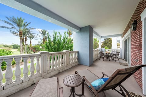 Enjoy the view from your private balcony while you sip a cold beverage 