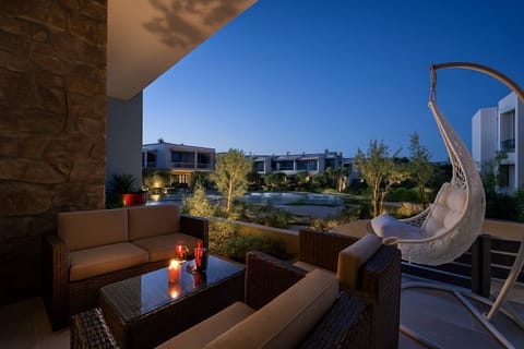 Sunset View from the First-Floor Balcony