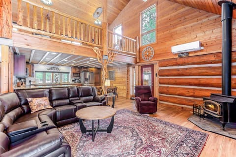 Large downstairs open living space. 