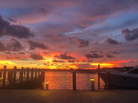 Beautiful sunsets on the villa patio!
