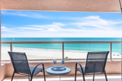 breath taking views of the beach front balcony