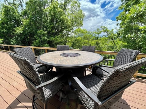 The Hitching Post's relaxing deck