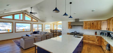 Open-concept kitchen