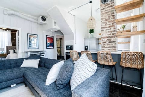 Curl up with a good book in the inviting living room