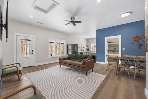 Combined living, dining, and kitchen