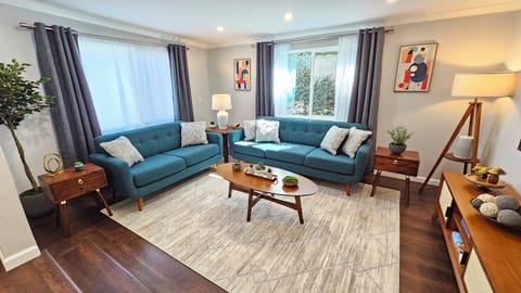 Relaxing Mid-Century Modern styled living area.