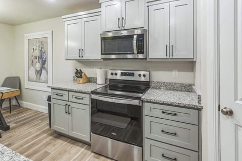 Prepare meals in our fully stocked kitchen