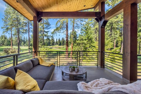 Covered Deck -  Lounge Chairs + Outdoor Dining