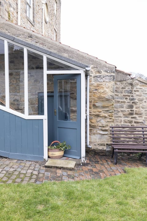 Palace Garden Cottage - the rear door leading out to the garden