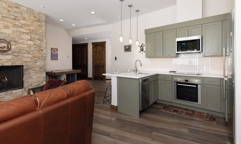 Kitchen and living space