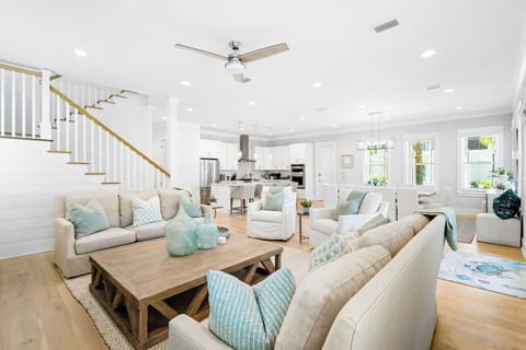 Large open concept living space.