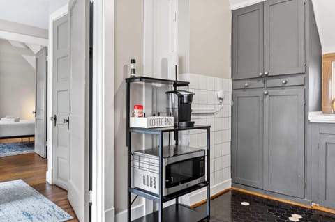 Kitchenette: Compact & Functional – A well-equipped kitchenette for your convenience. PS. bottled waters ad foods are not included.