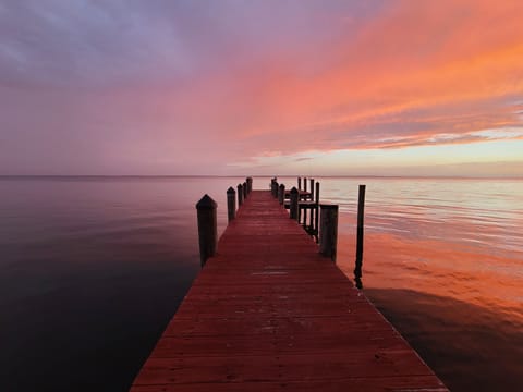 Private, gated pier with amazing sunrise and sunset views!