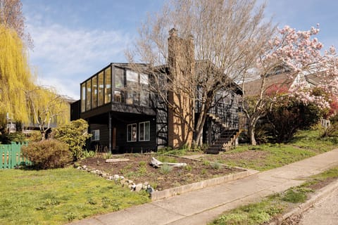 Plenty of free unrestricted street parking out front