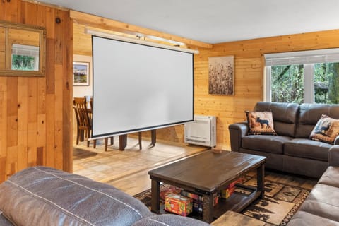 Mountain movie nights on the big screen.