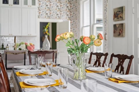 Dining table made for shared meals and family memories.