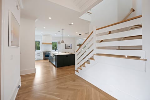 Stairs to second floor