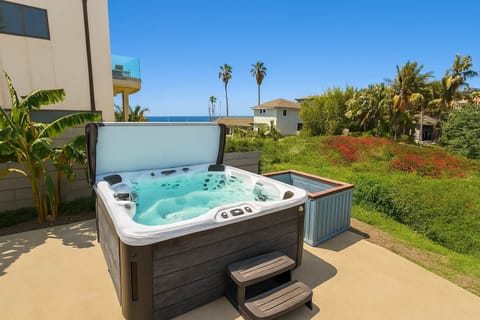 Relax & unwind in our private hot tub! Enjoy the bubbling jets and scenic views from your own outdoor oasis. Perfect for couples seeking a romantic getaway or friends wanting to relax after a day of exploring. Your soothing escape awaits!