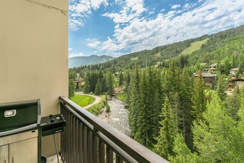 Private Balcony with River and Mountain Views