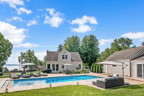 View of Green Lake from back yard