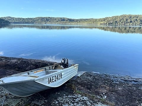 Enjoy a exploring the lake in our 5hp motorboat. 