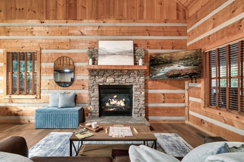 2 Living Rooms with Smart TV and Gas Fireplace