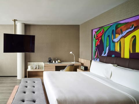 Bedroom. Exact unit will be assigned upon arrival. Views, colors and decor may vary.