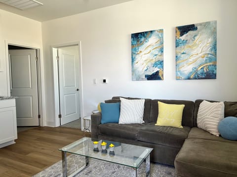 Spacious living room area