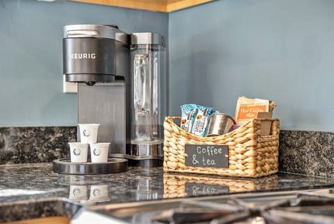 Keurig to start your morning and a few snacks to keep you going