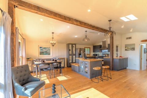 This open concept with lots of light and room to play