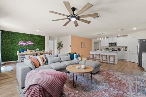 Living room: Comfortable seating, board games, and a throw blanket.
Smart TV (bring your own logins – home does not have cable).