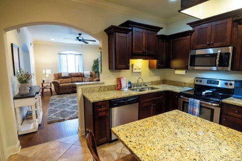 Our fully stocked kitchen