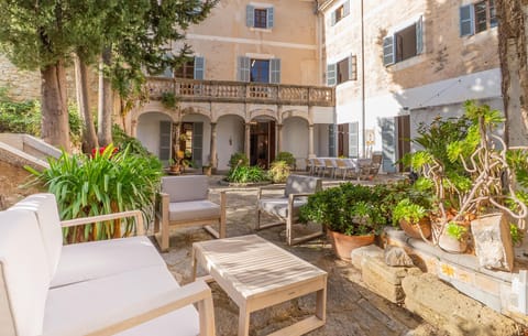 outside