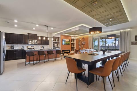 Spacious open-concept kitchen, dining, and living area with style!