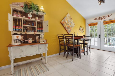 Dining is behind the living room