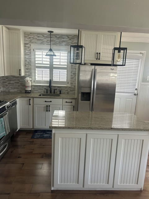 Kitchen with modern amenities