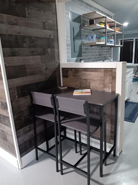 seating for 2 and work space