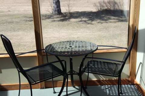 Sunroom cafe table and chairs
