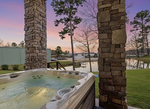 Hot Tub and Fire Pit