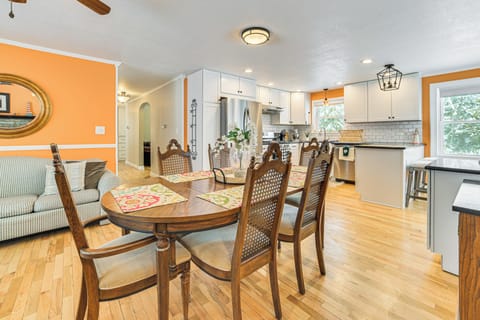 Dining Area | Main Level | Gas Fireplace